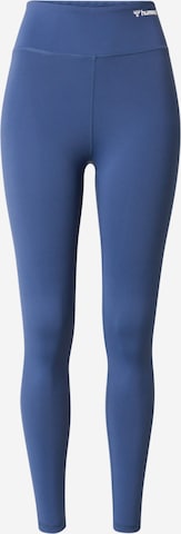 Skinny Pantalon de sport 'MT ACTIVE' Hummel en bleu : devant