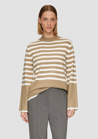 s.Oliver BLACK LABEL Trui in Beige: voorkant