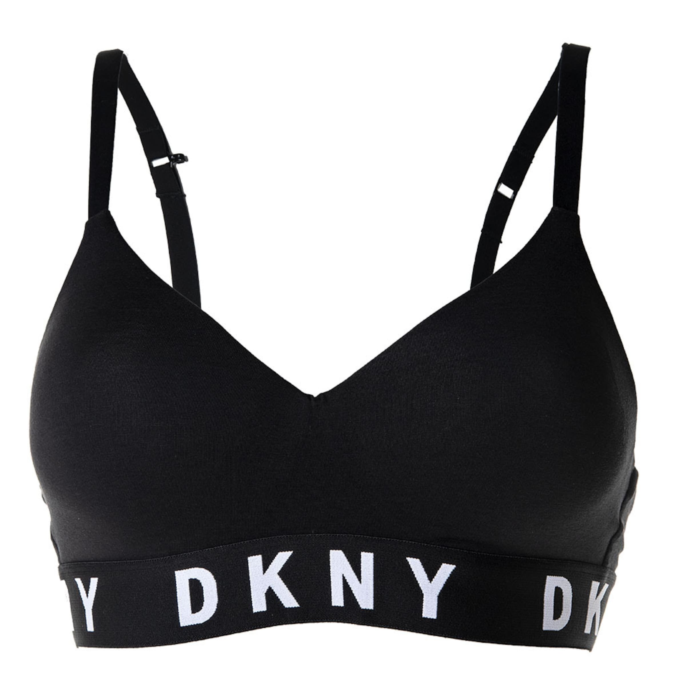 DKNY Intimates Bralette Bra in Black: front