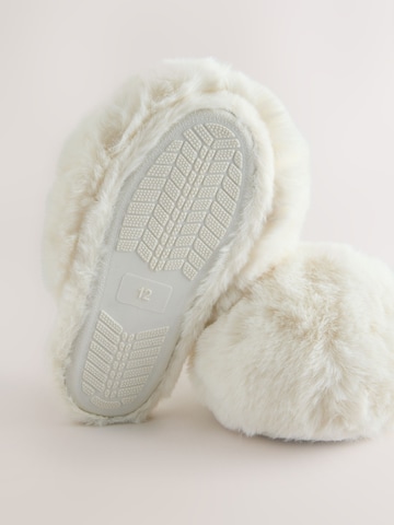 Pantoufle Next en blanc