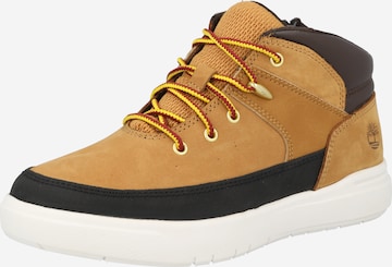 TIMBERLAND - Sapatilhas 'Seneca Bay' em castanho: frente