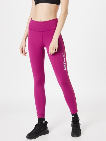 NIKE - Pantalón deportivo en rosa: frente