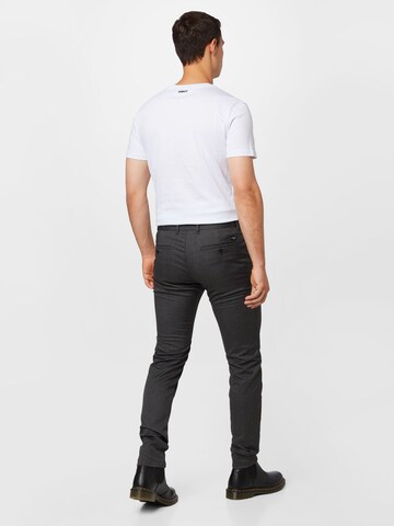 STRELLSON Slim fit Chino Pants 'Code' in Grey