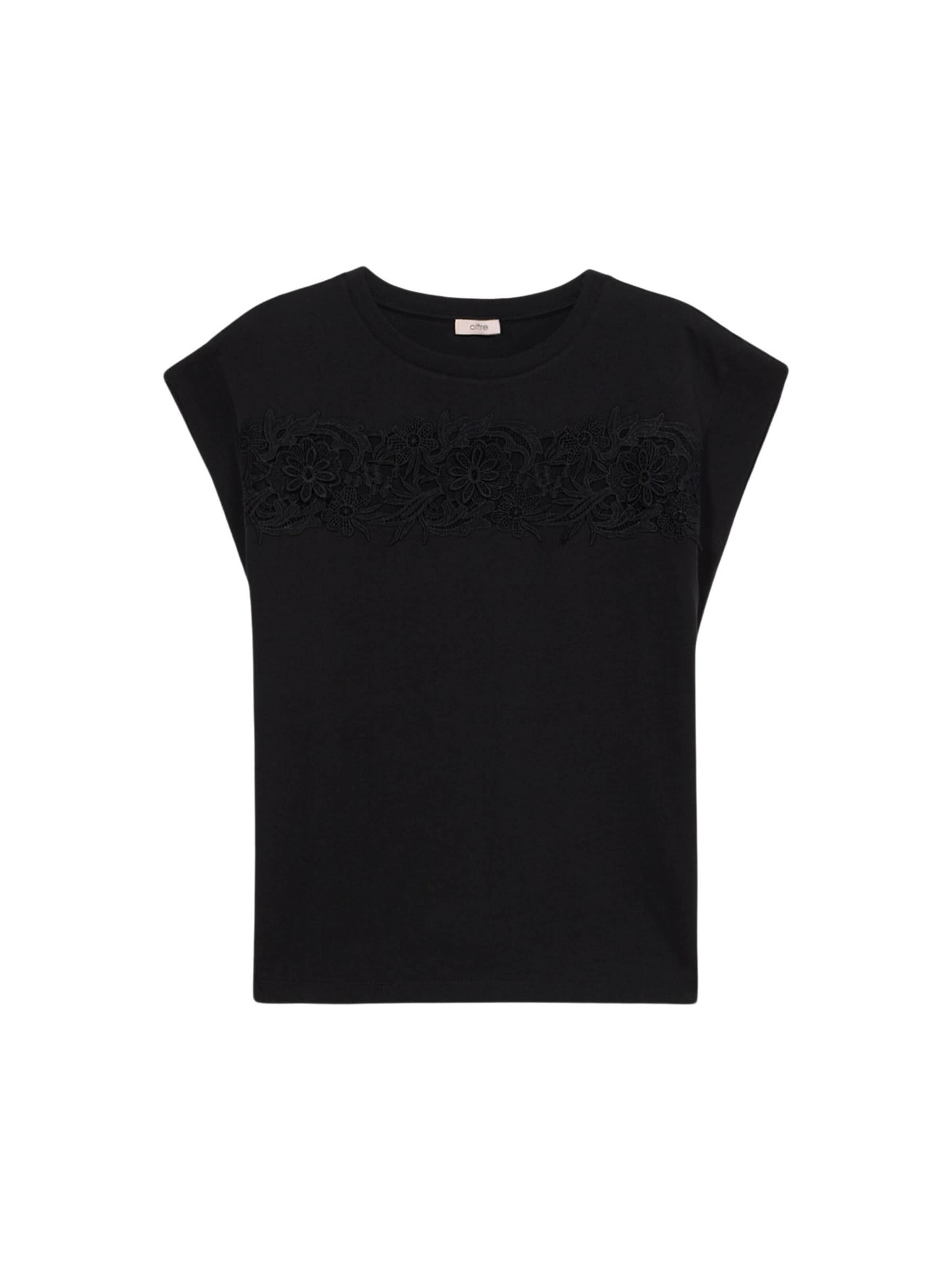 oltre Top in Zwart: voorkant