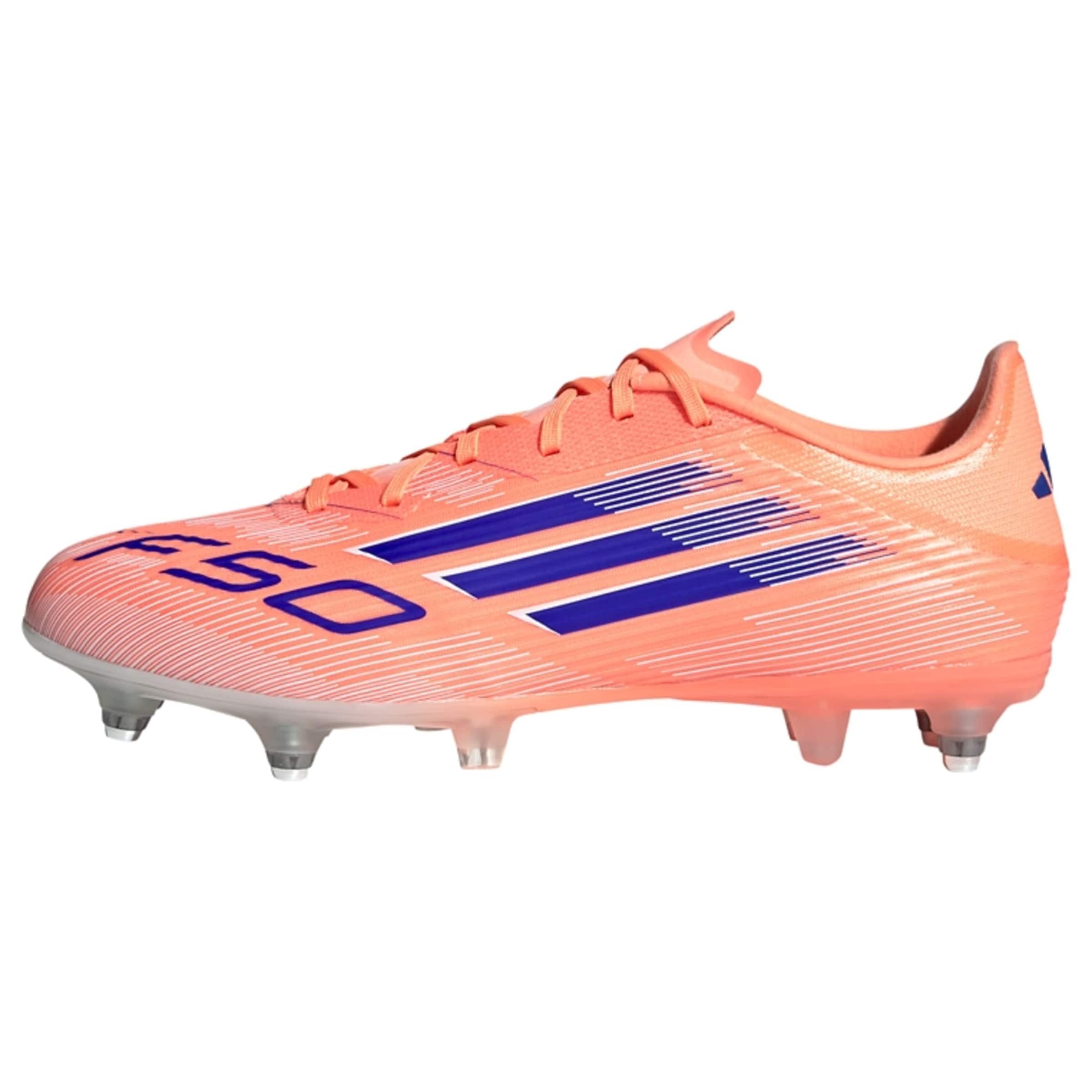 ADIDAS PERFORMANCE - Zapatillas de fútbol 'F50 League' en naranja: frente