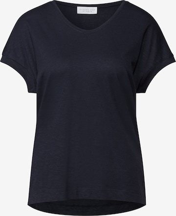 Street One Studio Shirt in Blue: front