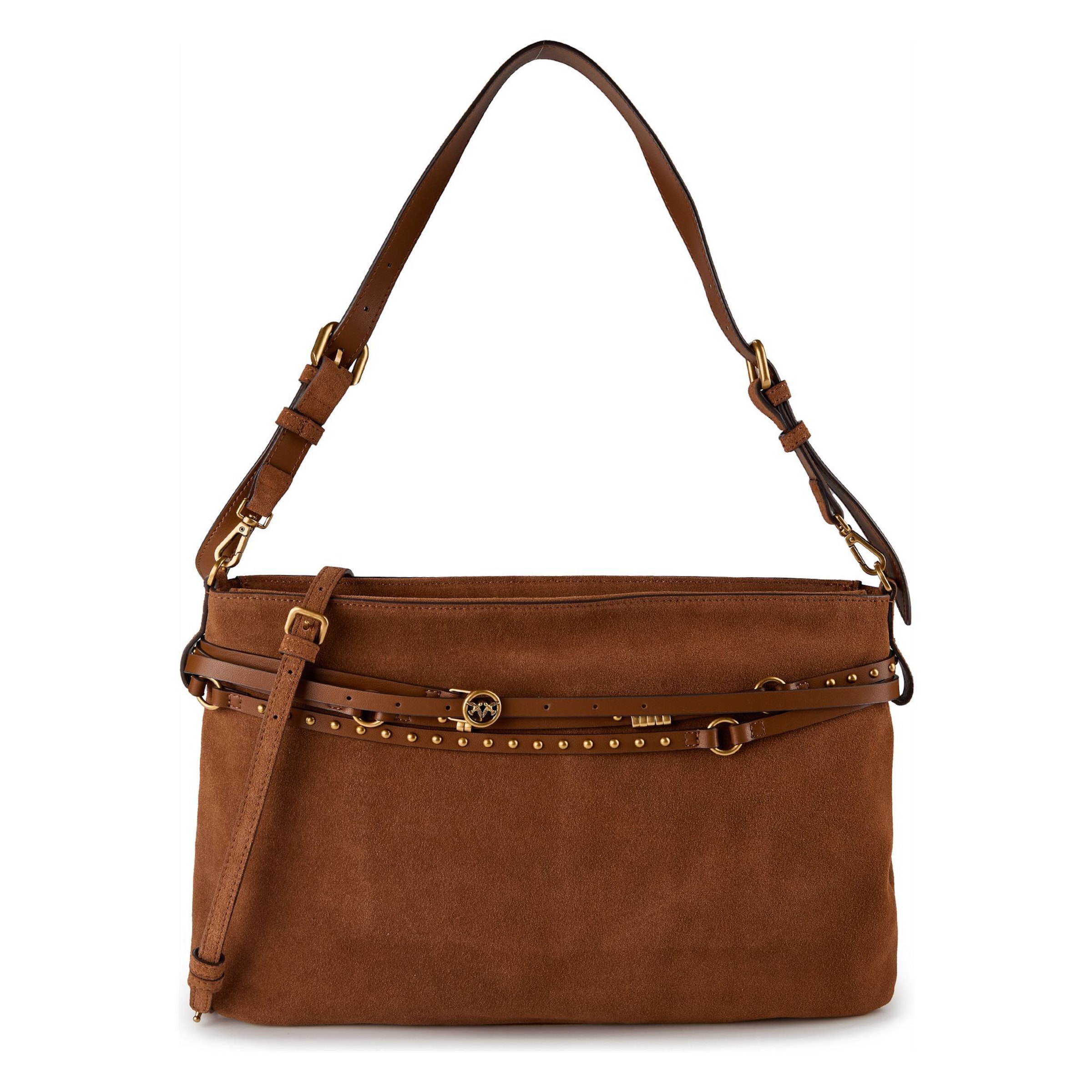 PINKO Shoulder bag in Brown: front