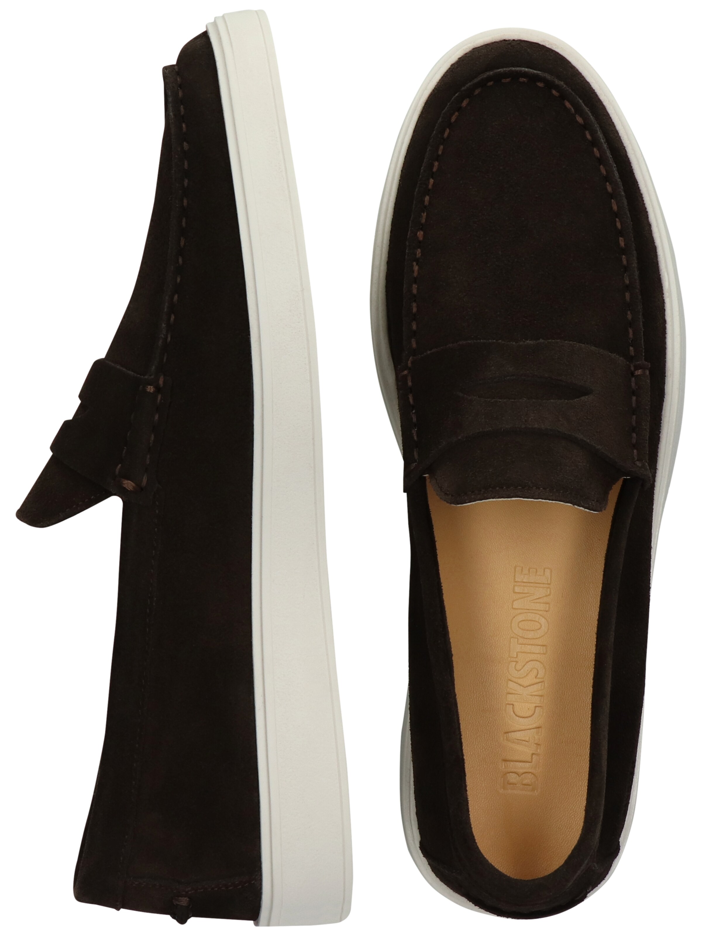 BLACKSTONE - Mocasines 'Zuko Enzo DG370' en marrón