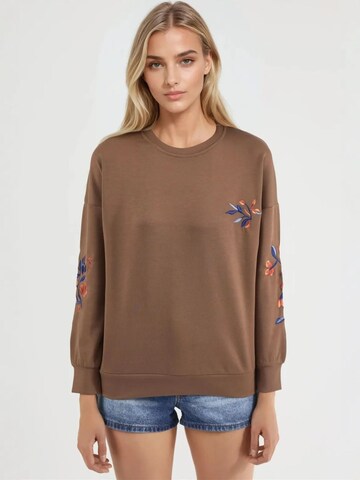 Felpa 'Sweatshirts' di Lady Bersan in marrone: frontale