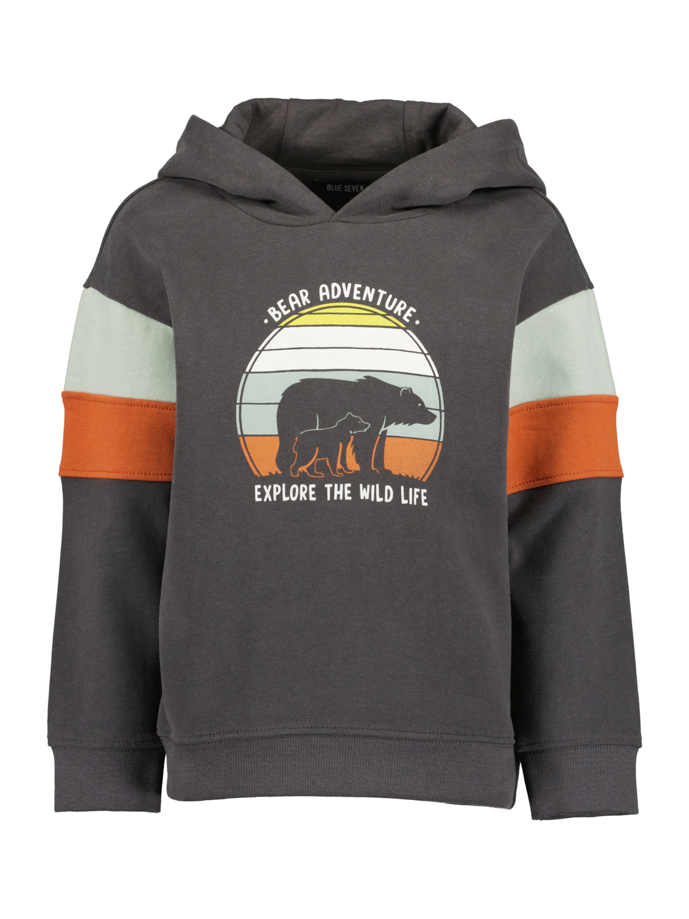 BLUE SEVEN Sweatshirt i grå: framsida
