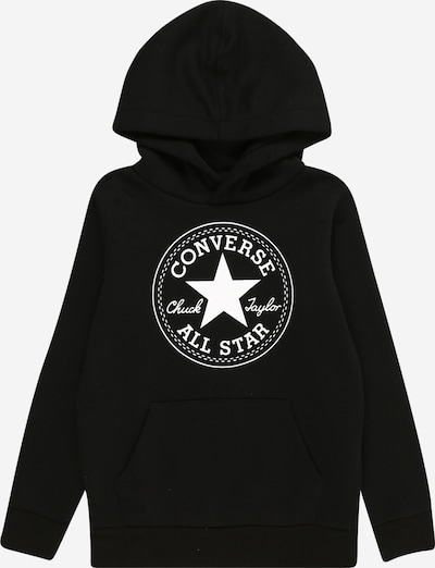 CONVERSE Sweat en noir / blanc, Vue avec produit