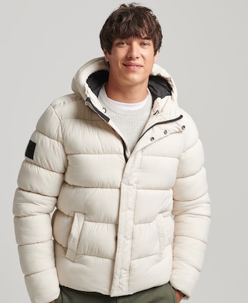 Superdry Winter Jacket 'XPD' in Beige: front