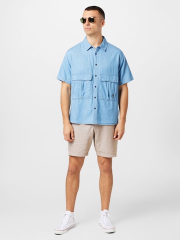 CONVERSE Regular fit Overhemd in Blauw