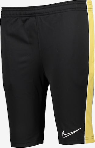 NIKE Regular Workout Pants in Black: front