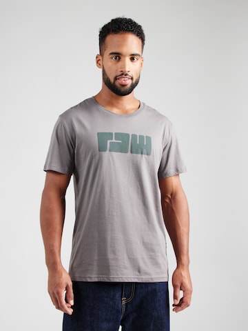 G-STAR T-Shirt in Grau: Vorderseite