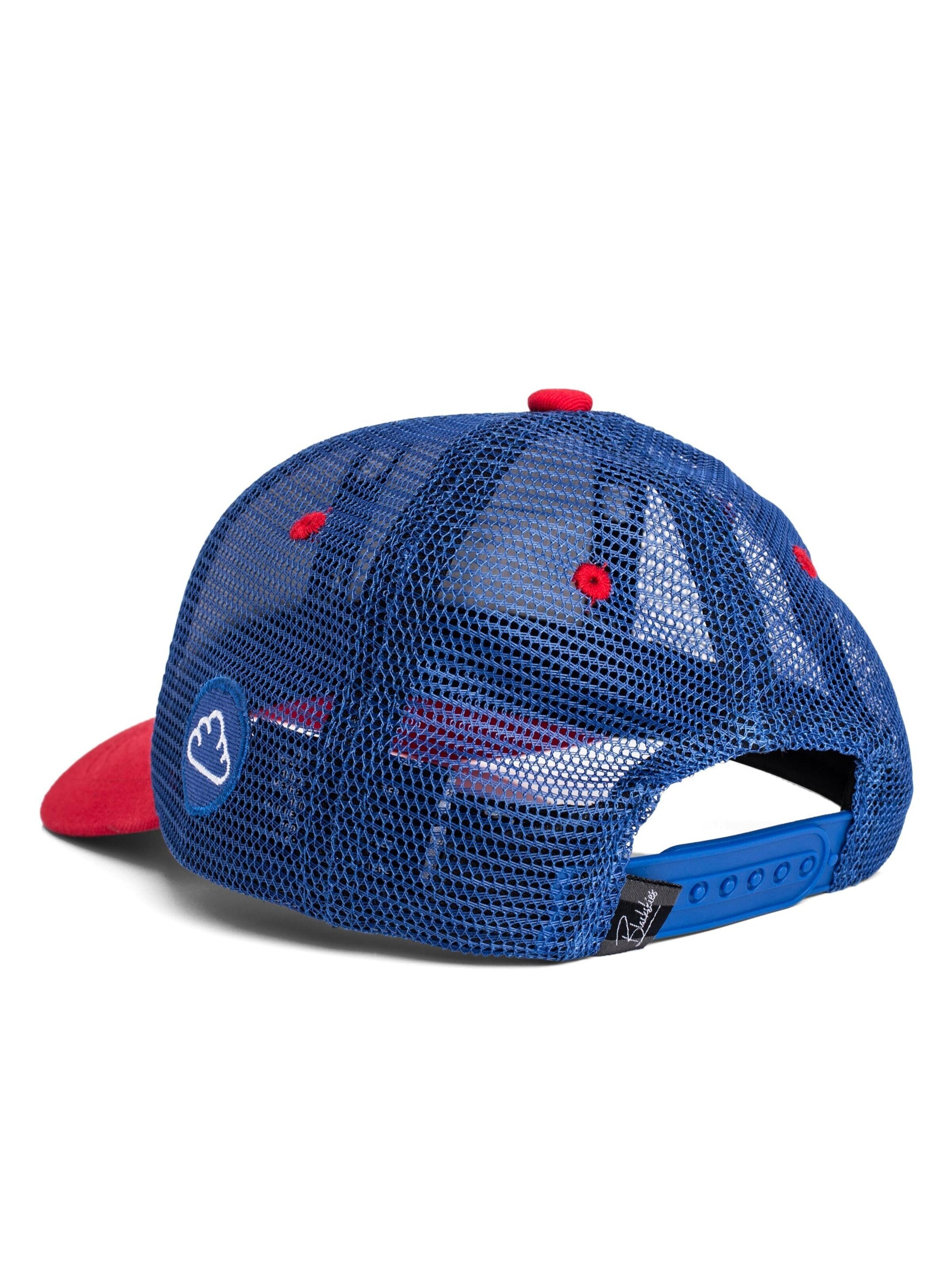 Blackskies Cap 'Race Baseball Cap Kids White-Blue-Red' in White