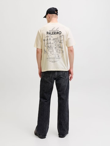 Maglietta 'JORVacation' di JACK & JONES in bianco