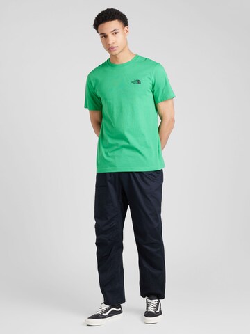 T-Shirt THE NORTH FACE en vert