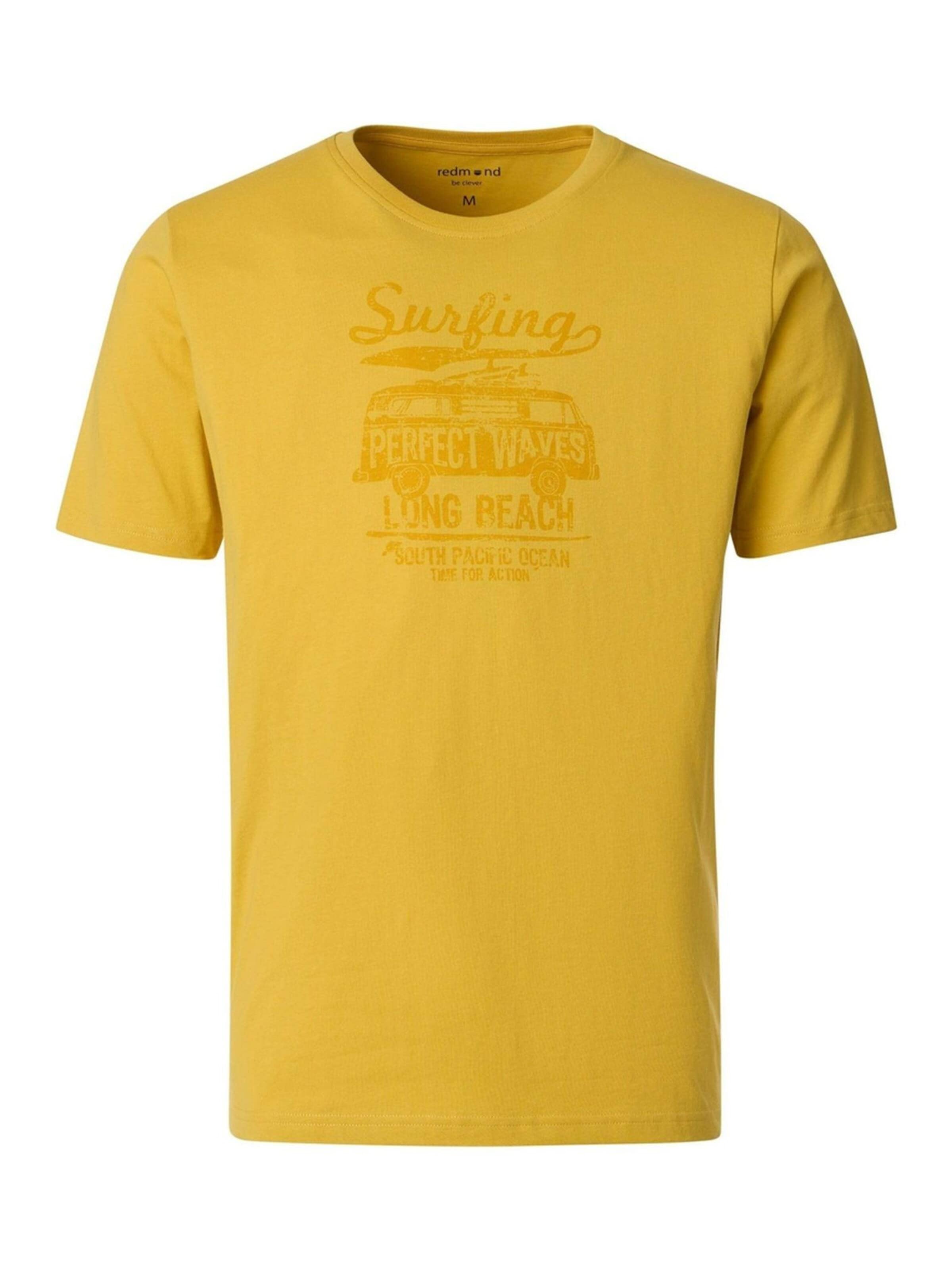 Redmond Casual Shirt in Yellow: front