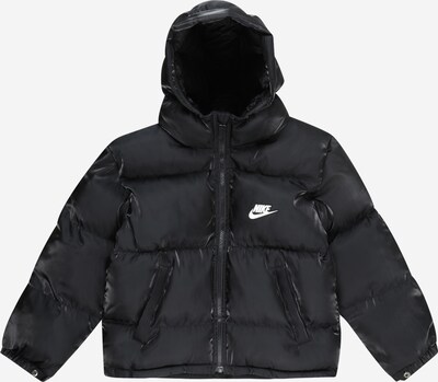 Nike Sportswear Prijelazna jakna u crna / bijela, Pregled proizvoda