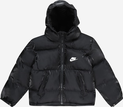 Geacă de primăvară-toamnă Nike Sportswear pe negru / alb, Vizualizare produs