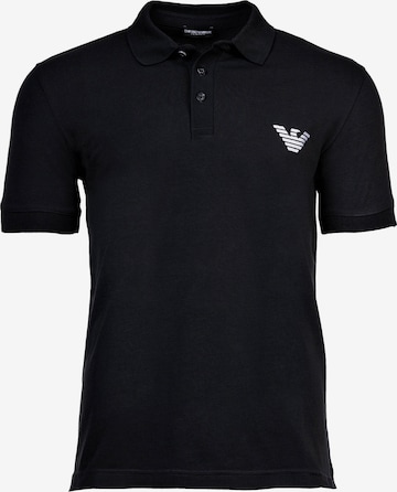 Emporio Armani Poloshirt in Schwarz: predná strana