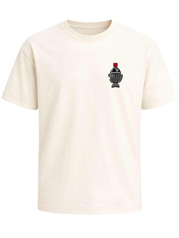 Neverless Shirt 'Soy Sauce' in Beige: front