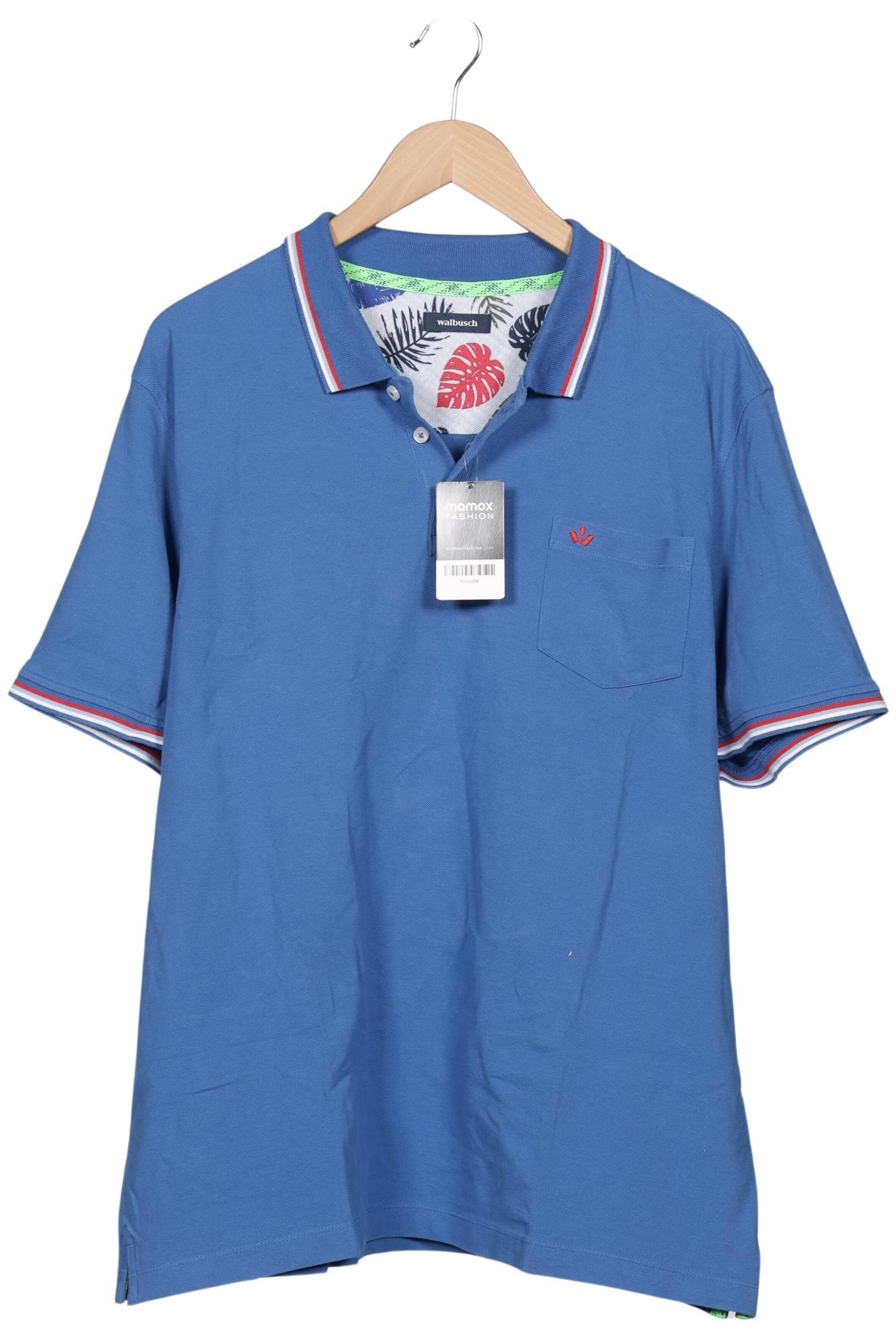 Walbusch Shirt in 4XL in Blue: front