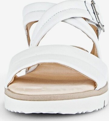 GABOR Strap Sandals in White