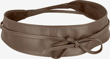 COLLEZIONE ALESSANDRO Belt 'Veggie' in Brown: front