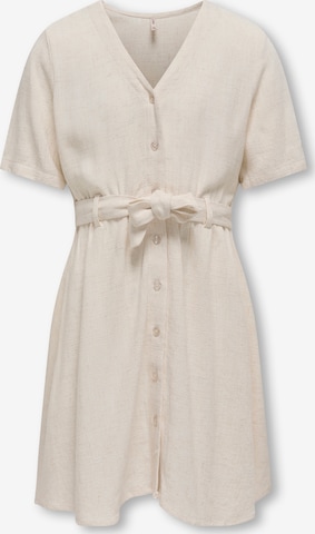 Robe 'KOGSiesta' ONLY GIRLS en beige : devant