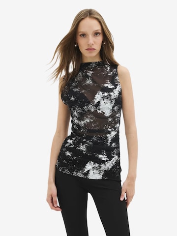 No Matter What Bluse in Schwarz: Vorderseite