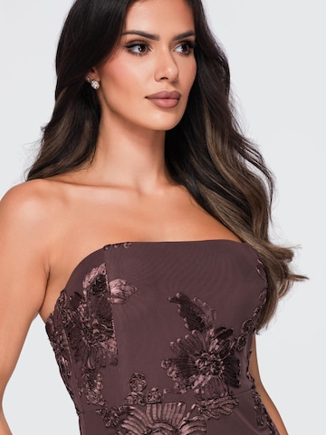 Ombre Abendkleid‌‌‌‌‌‌‌‌‌ in Braun