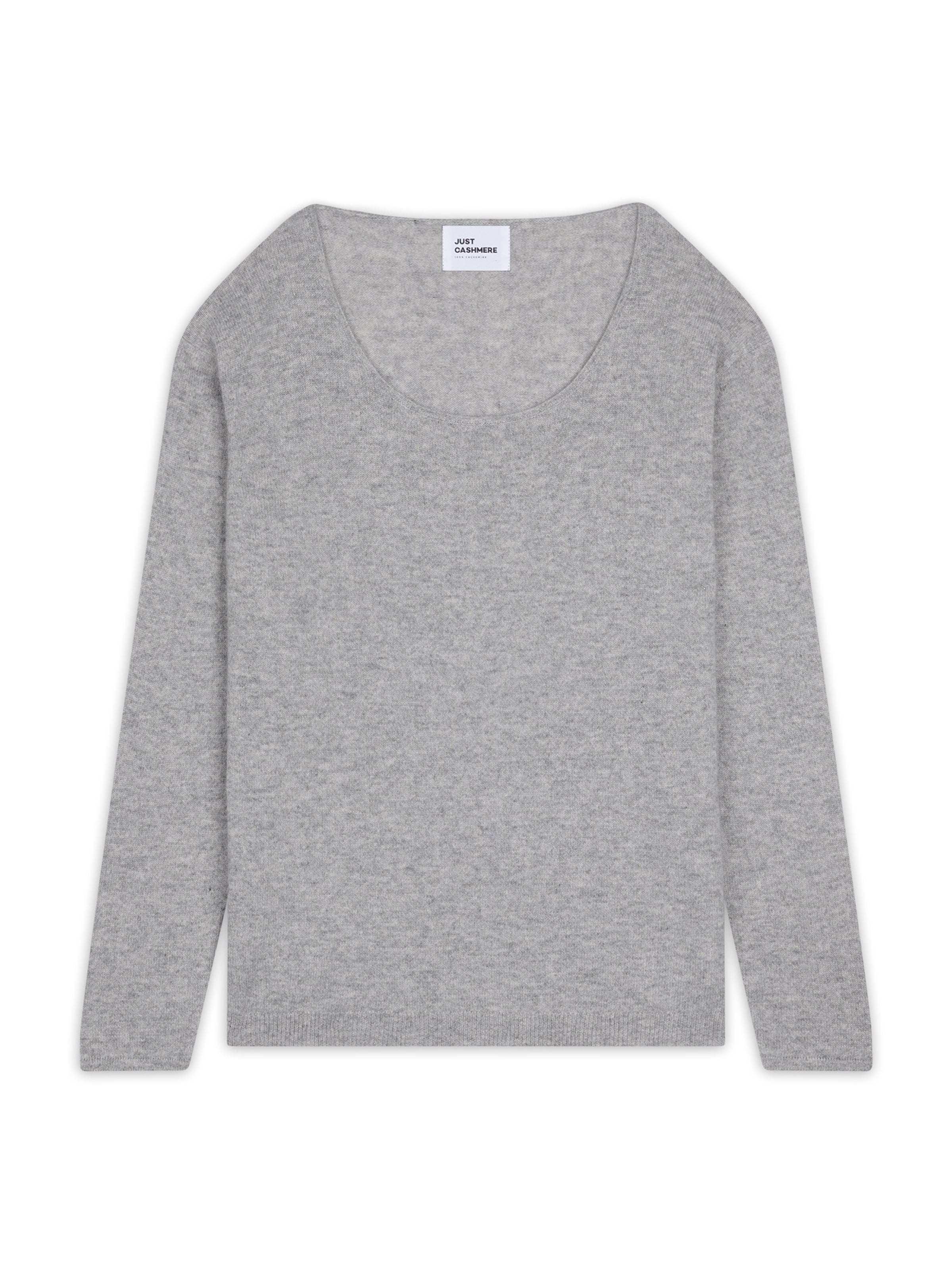 JUST CASHMERE Pulóver 'Fiona' - szürke: elől