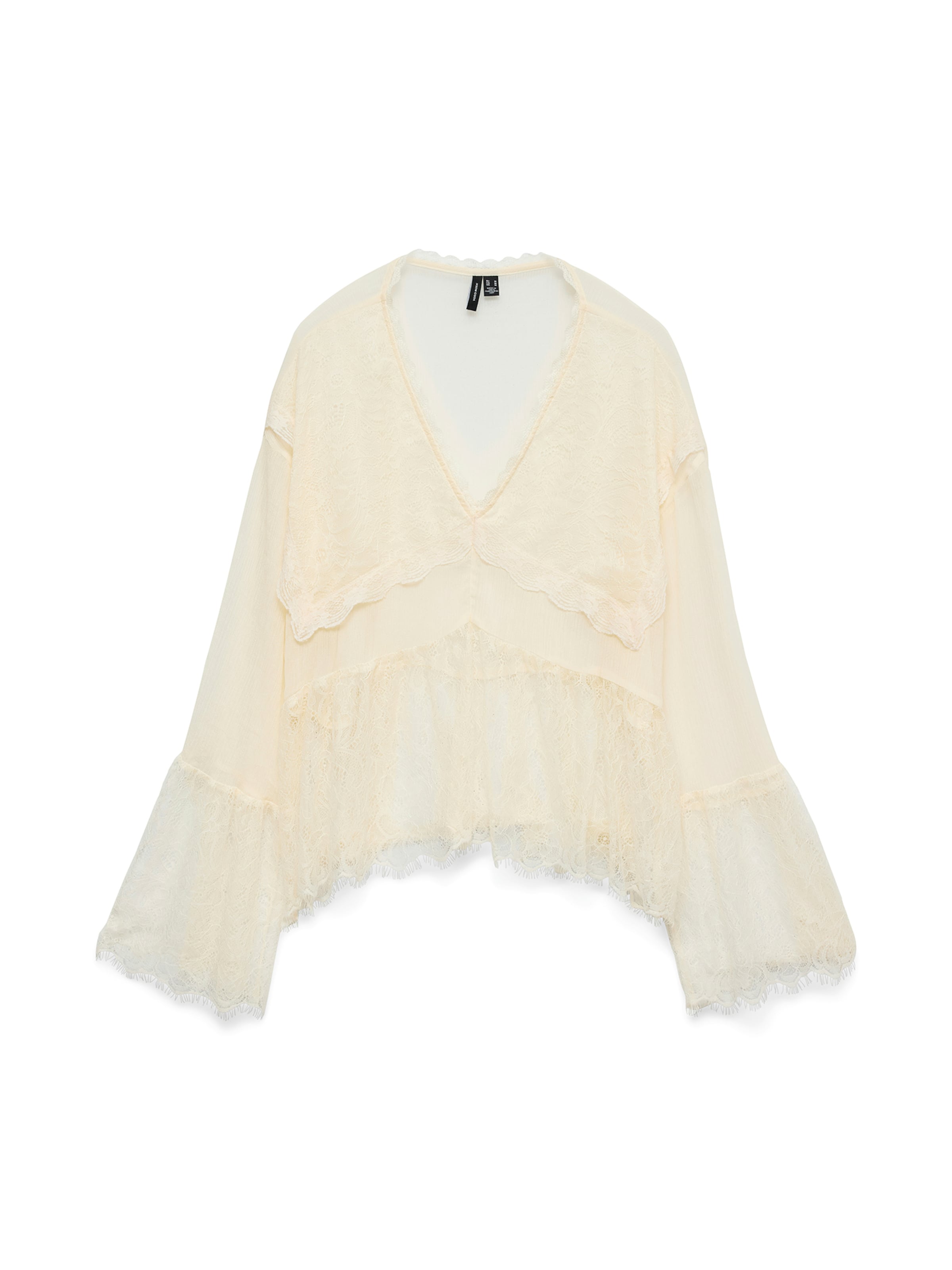 VERO MODA Blus 'VMEMILIE' i beige: framsida