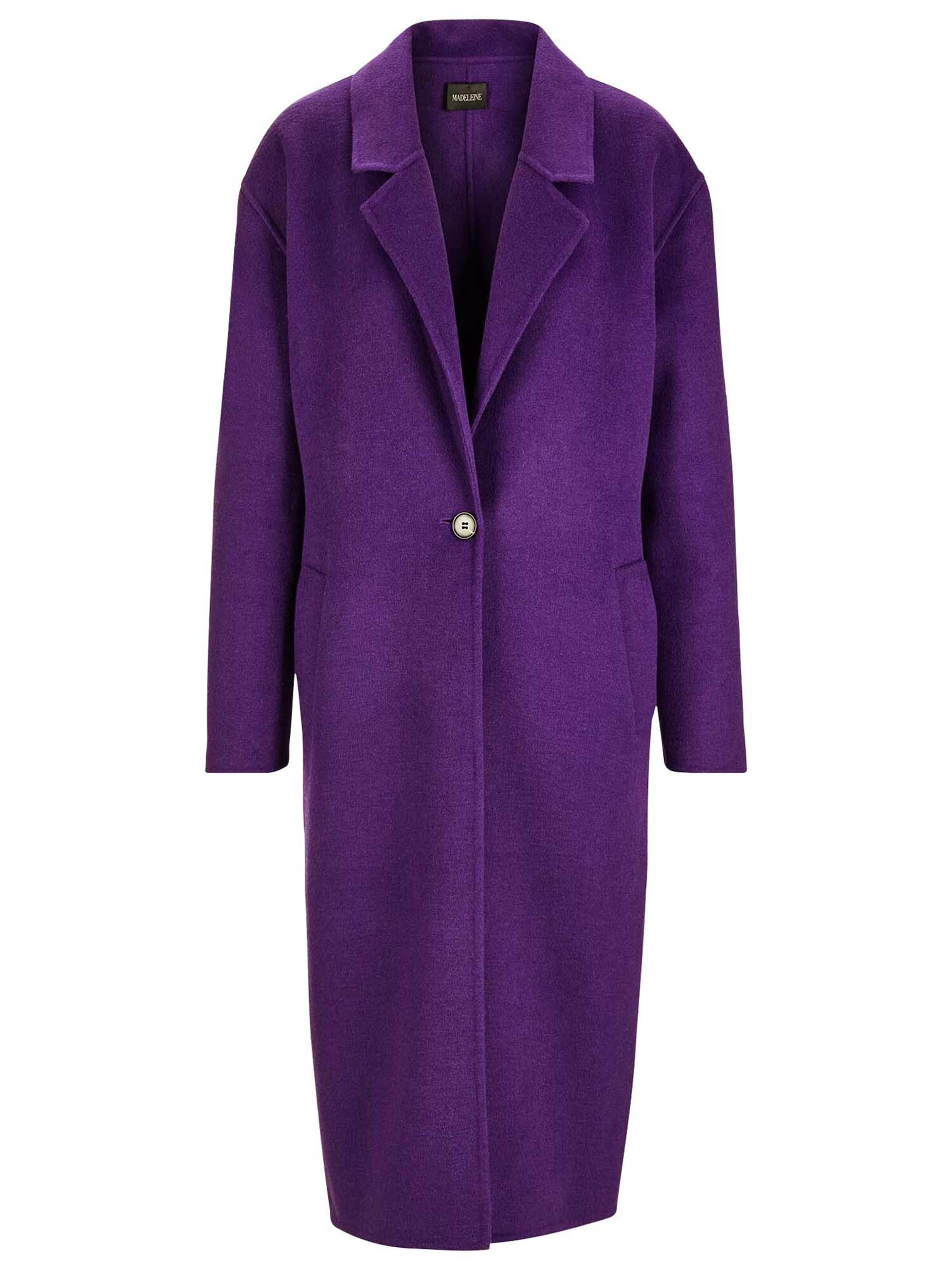 MADELEINE Mantel in Lila: Vorderseite