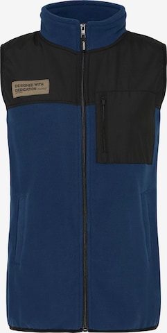 Oxmo - Chaleco ' OXNETE FLEECE ' en azul: frente