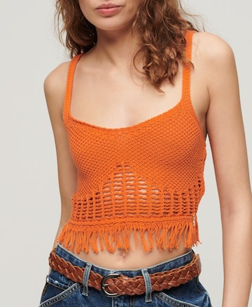 Superdry Knitted Top in Orange