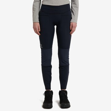 Haglöfs Skinny Leggings 'LUNA' in Schwarz: predná strana