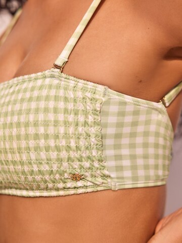 Next Bandeau Bikinitop in Grün