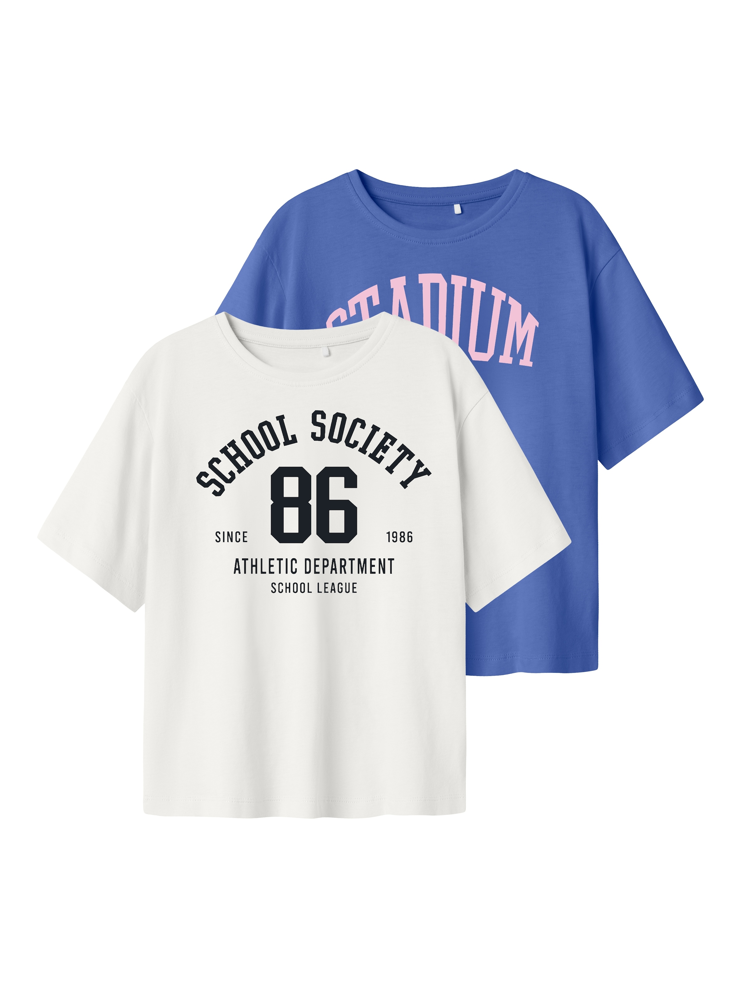 NAME IT Tričko 'NKFlaisa' – modrá: přední strana