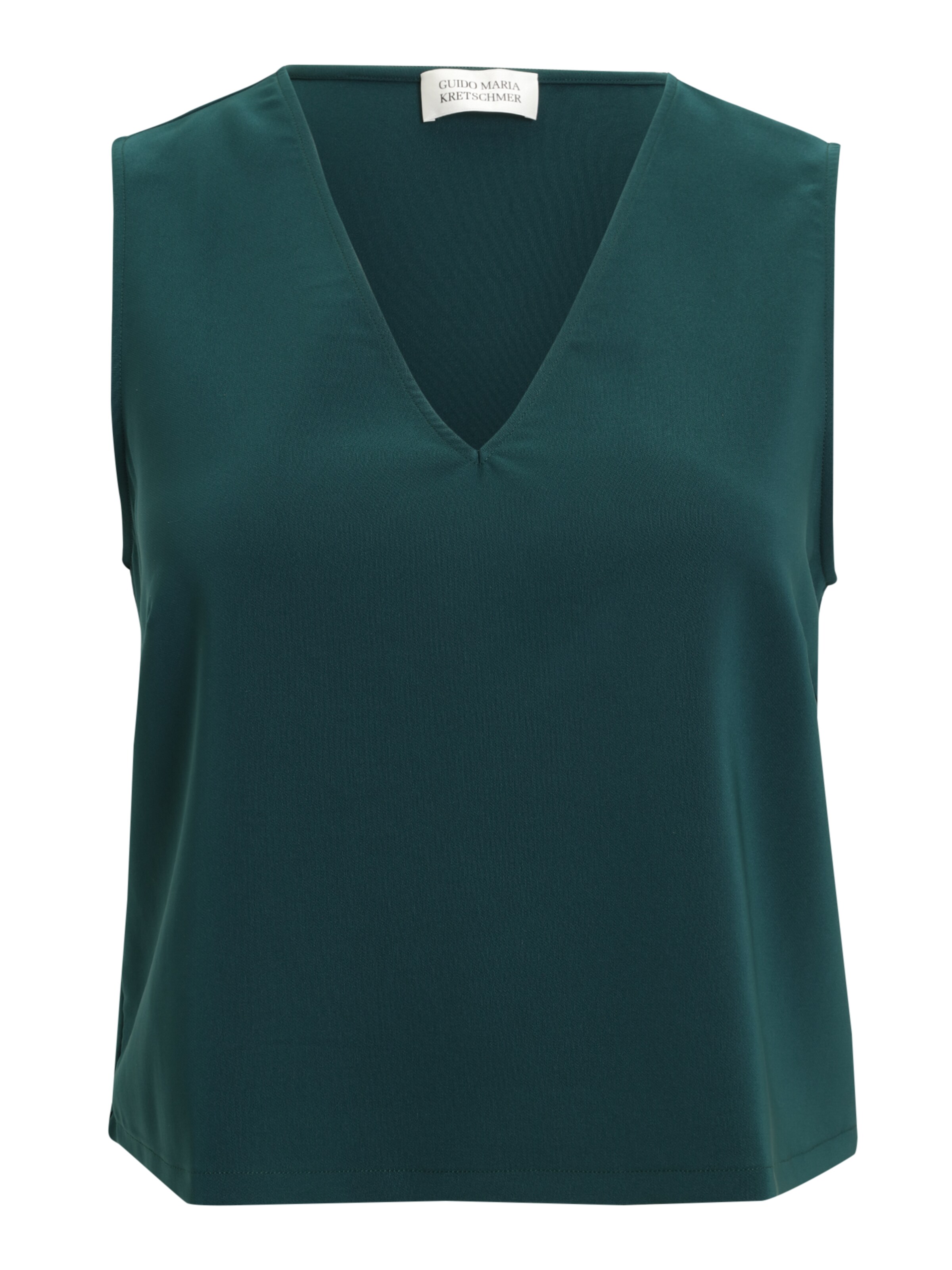 Guido Maria Kretschmer Curvy Top 'Emma' in Green: front