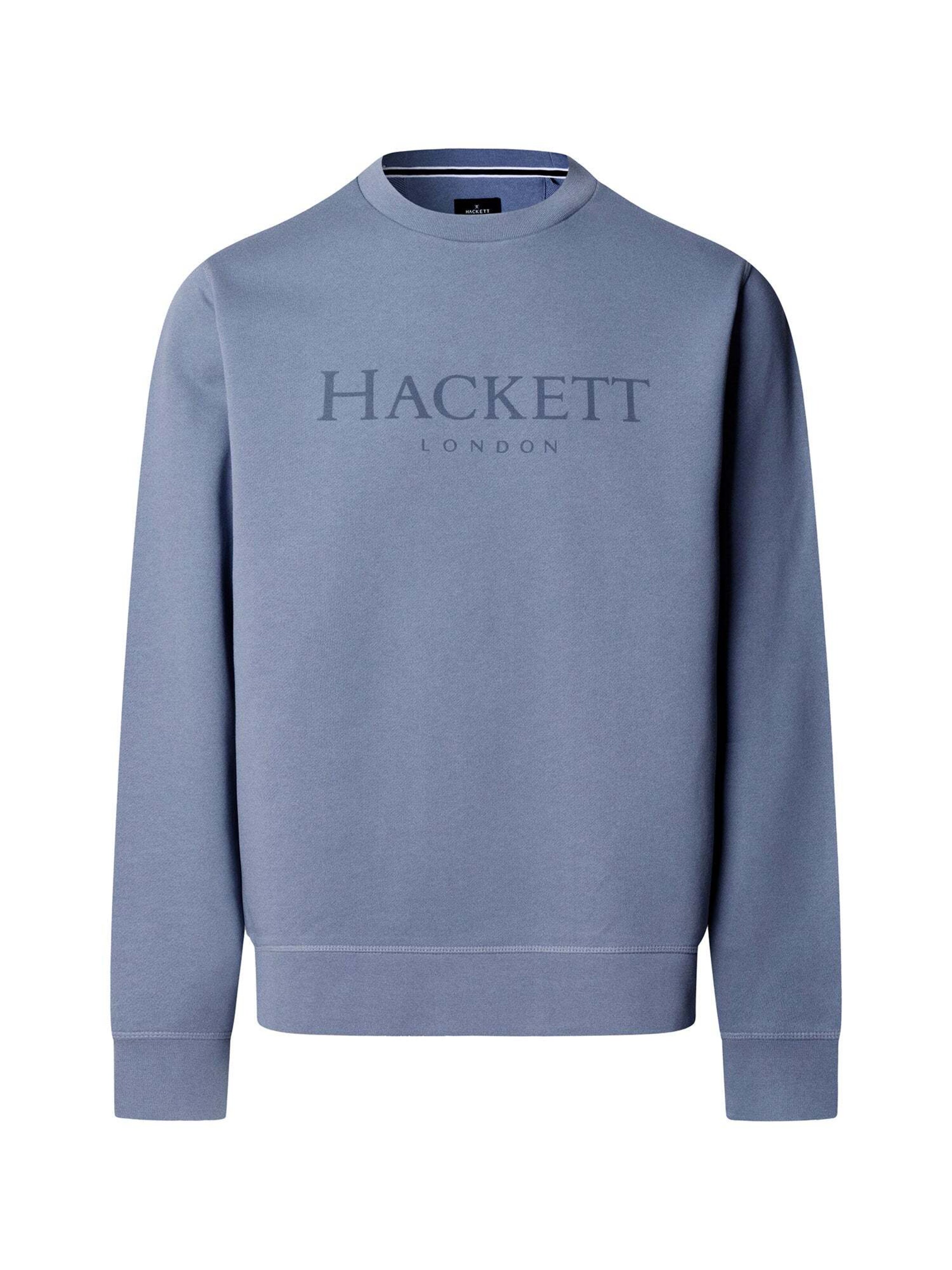 Hackett London Sweatshirt 'HERITAGE ESS CREW' in Blue: front