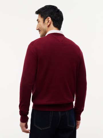 TOMMY HILFIGER Pulover | rdeča barva