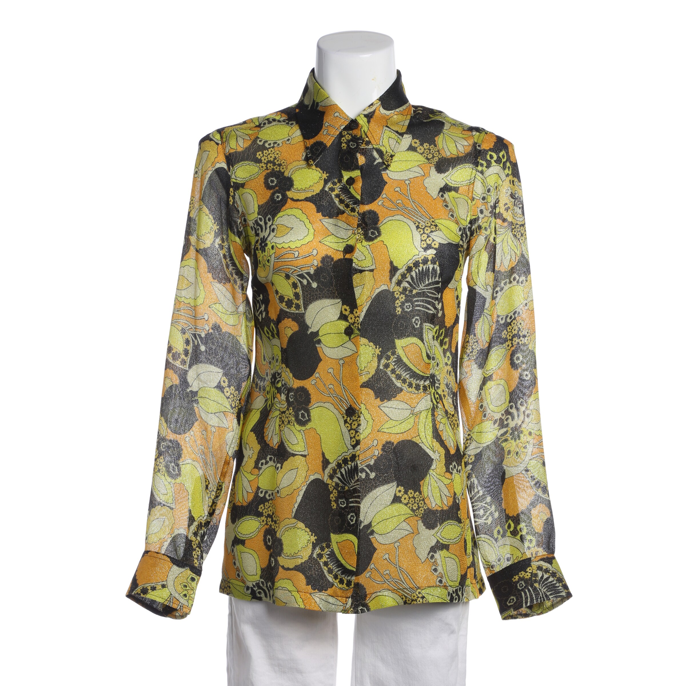 Dries Van Noten Bluse / Tunika XS in Mischfarben: Vorderseite