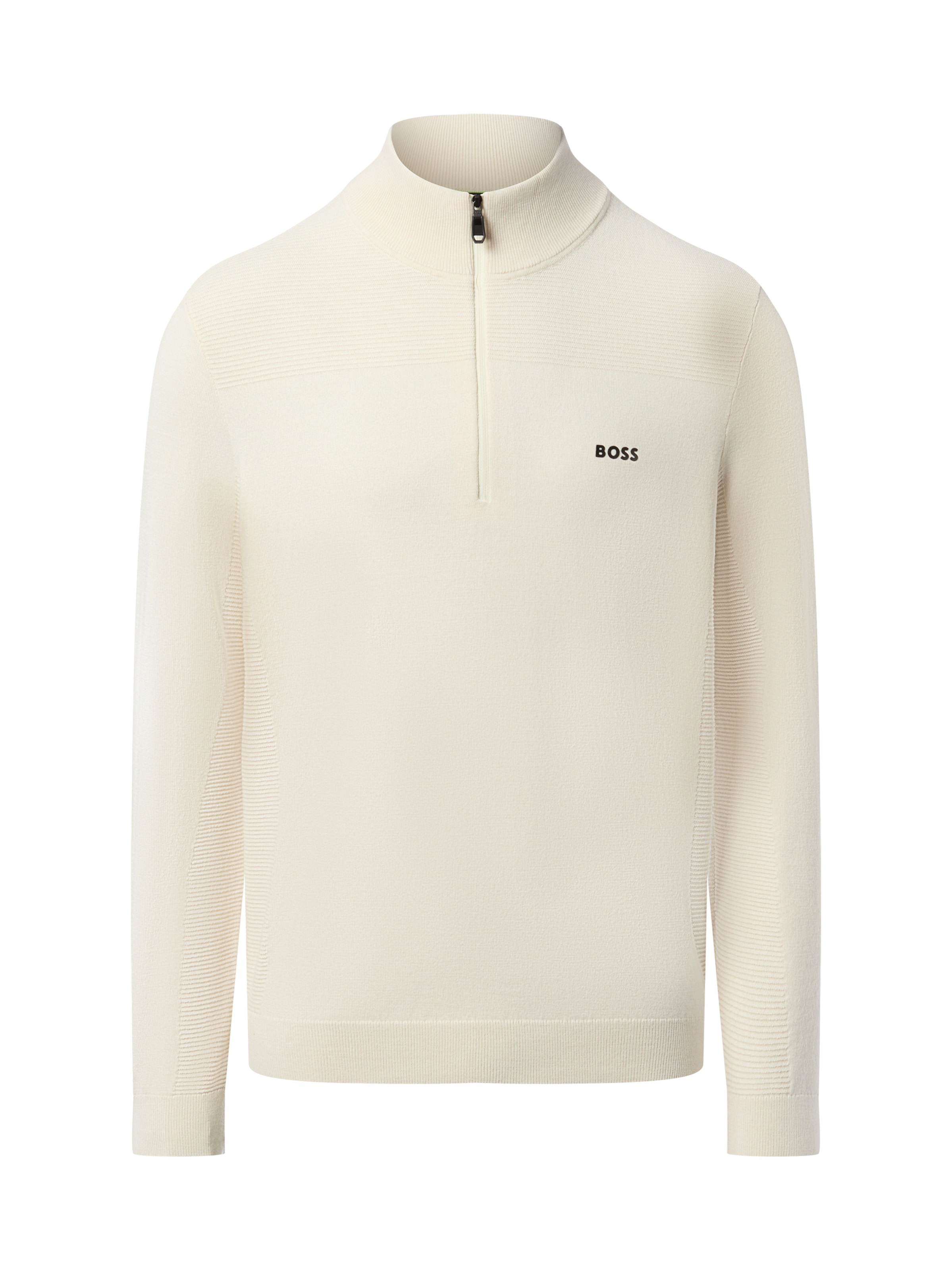 BOSS Sweater 'Momentum' in White: front