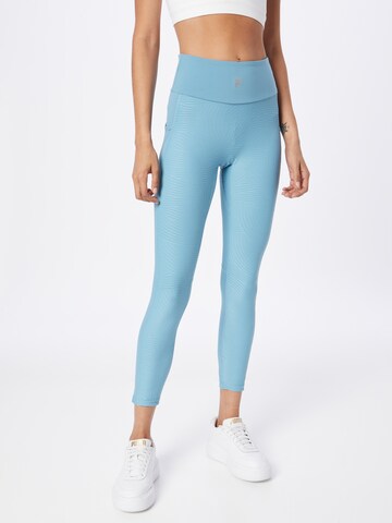 FILA Skinny Sportovní kalhoty 'RAFAELA' – modrá: přední strana