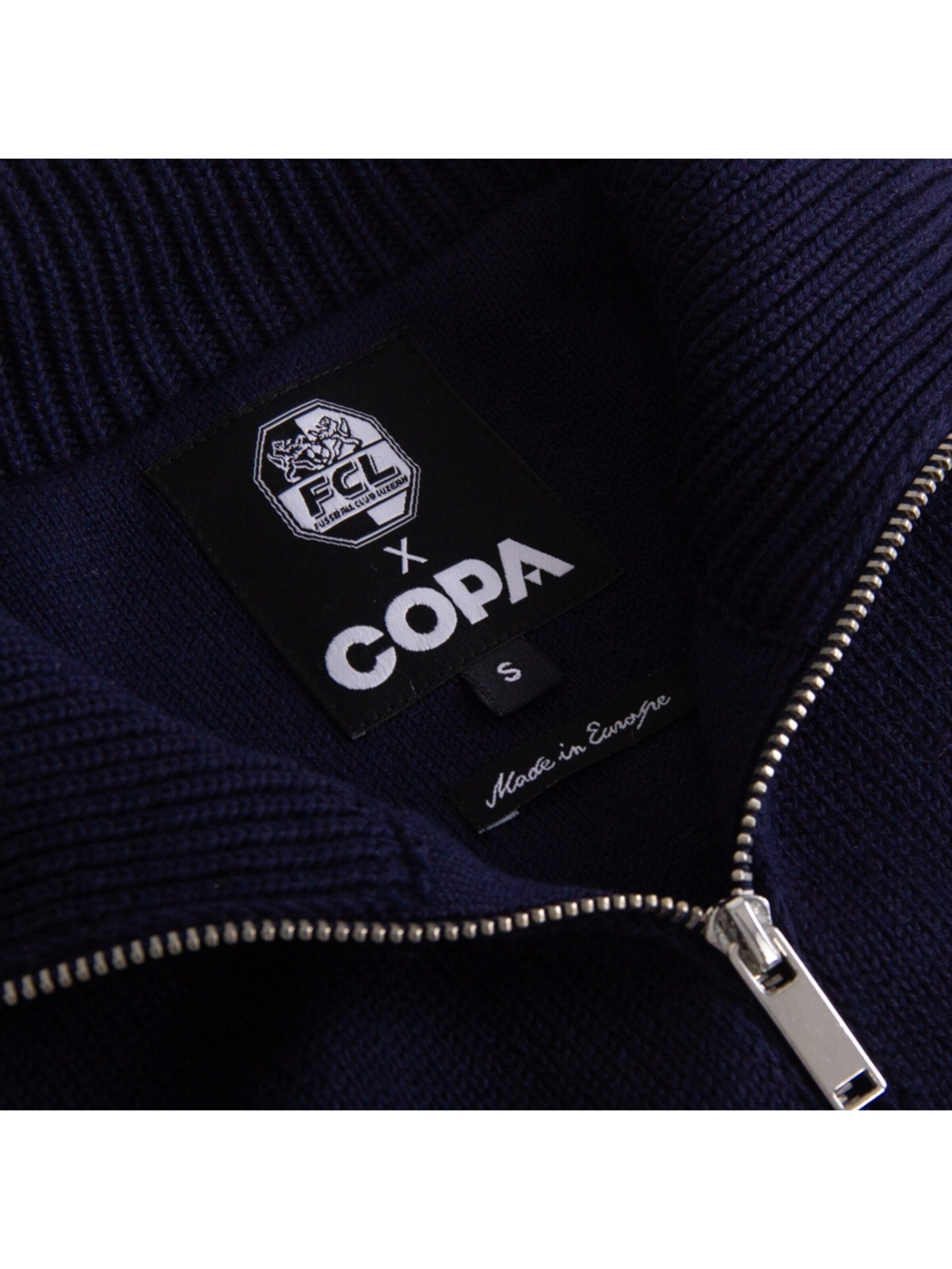 COPA FOOTBALL Sportjas 'FC Luzern 1959 - 60 Retro Voetbaljack' in Blauw