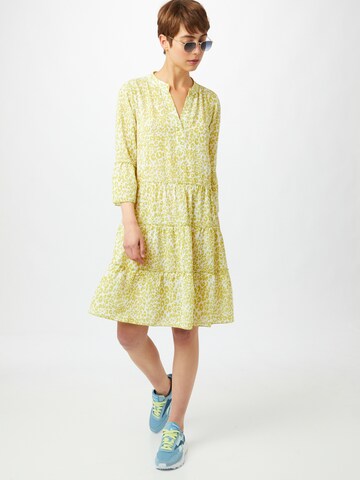 Cartoon Shirt Dress in Yellow