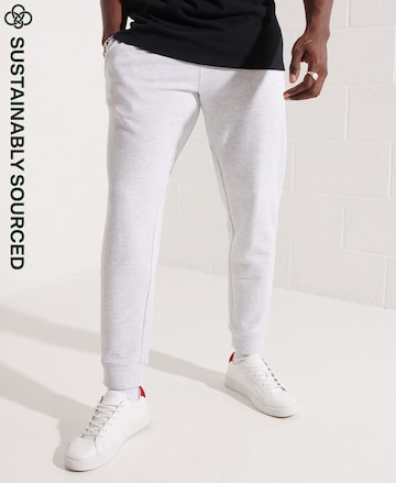 Effilé Pantalon 'Code Essential' Superdry en blanc